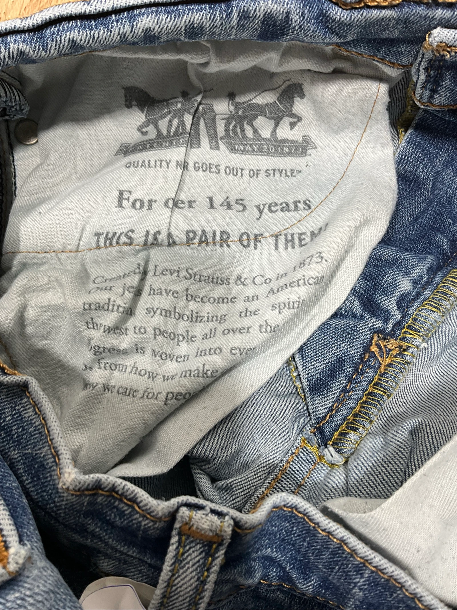 Levi's 513 Slim Straight W29 L30 Denim Vintage 99% Cotton Blue lvh 250 – photo 13
